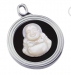 QMS-02L-X - Quoins Cameo Onyx & Mother of Pearl Buddha