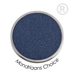 QMON-24-DB - Quoins Mondriaans Choice - Emaille, gehämmert, blau