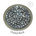 QMOK-01M-CC - Quoins Scheibe Swarovski Elements - Crystal Rock