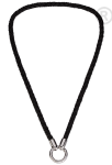 QK-L-Z  - Quoins necklace leather QK-L-Z